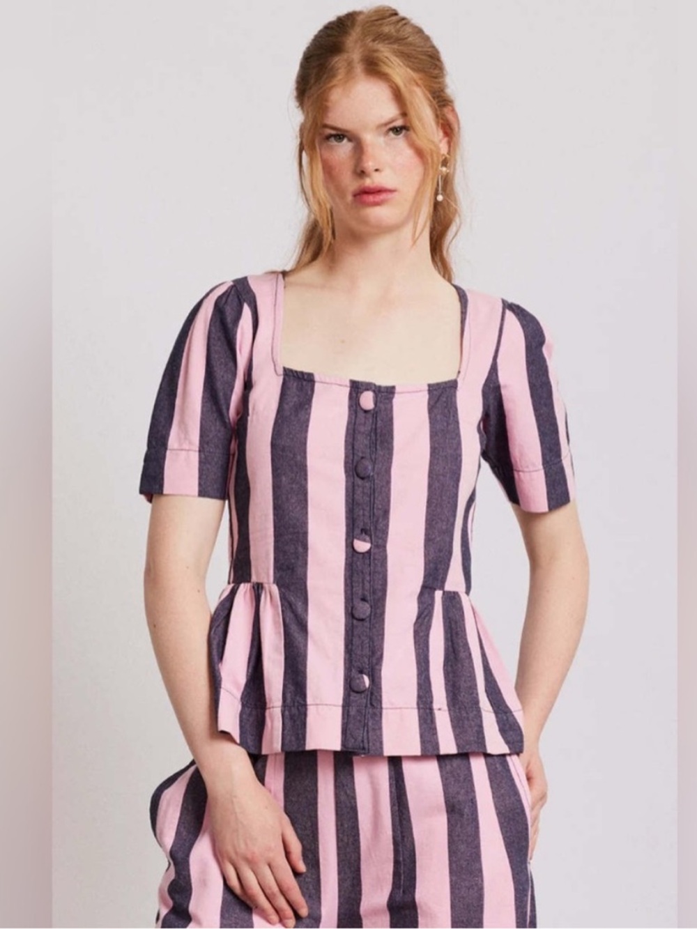 Damson Madder Philly Peplum Blouse | Size 10